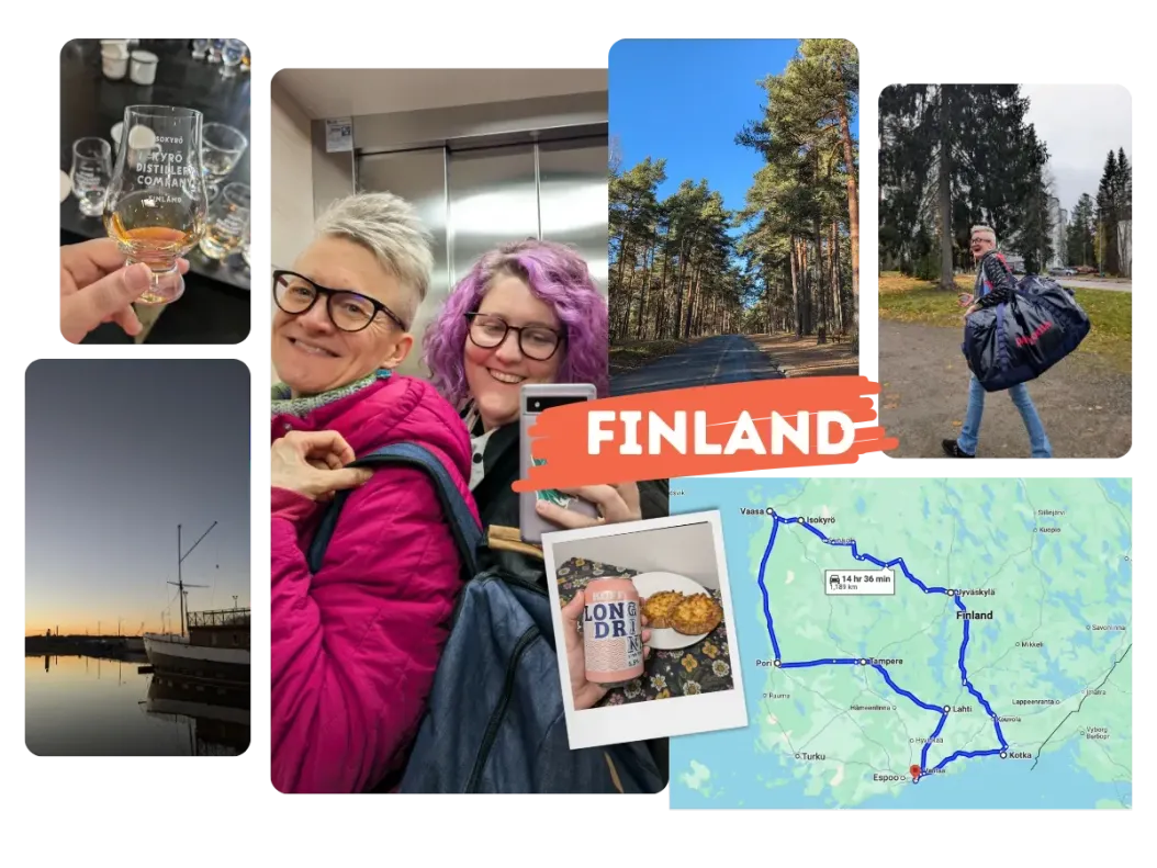 Four trips to Finland in eight years