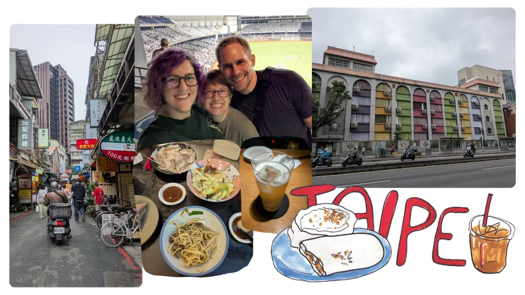 Drinking tea in Taipei