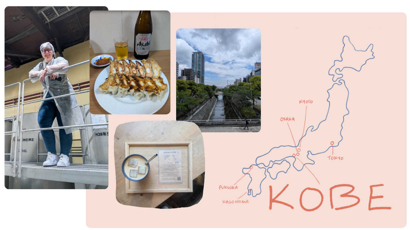 Brewing sake in Kobe