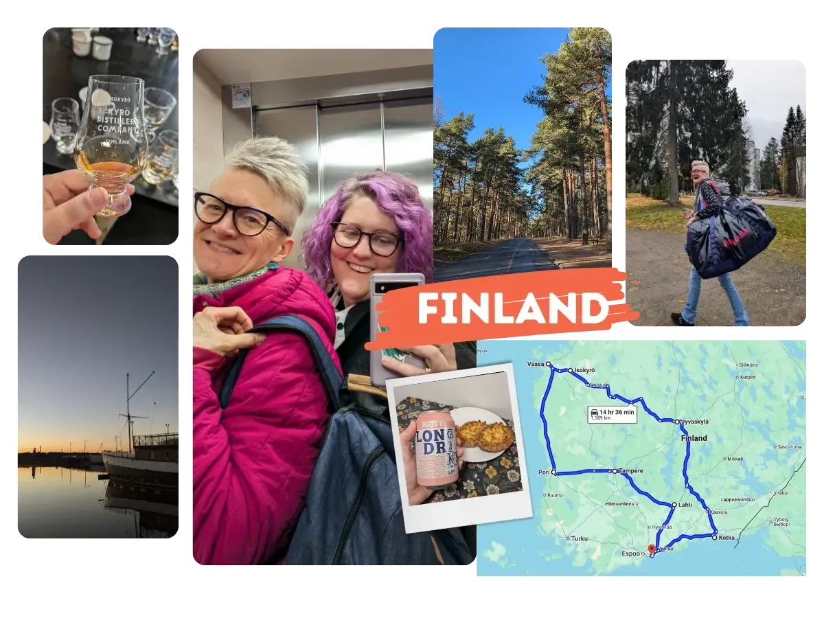 Four trips to Finland in eight years
